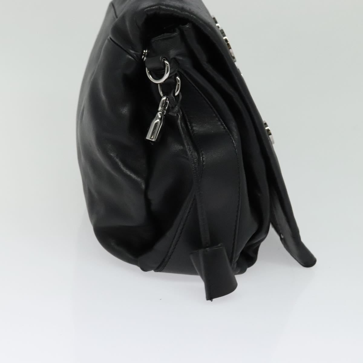 Celine Handbag Leather, BLACK, LEATHER, Handbag