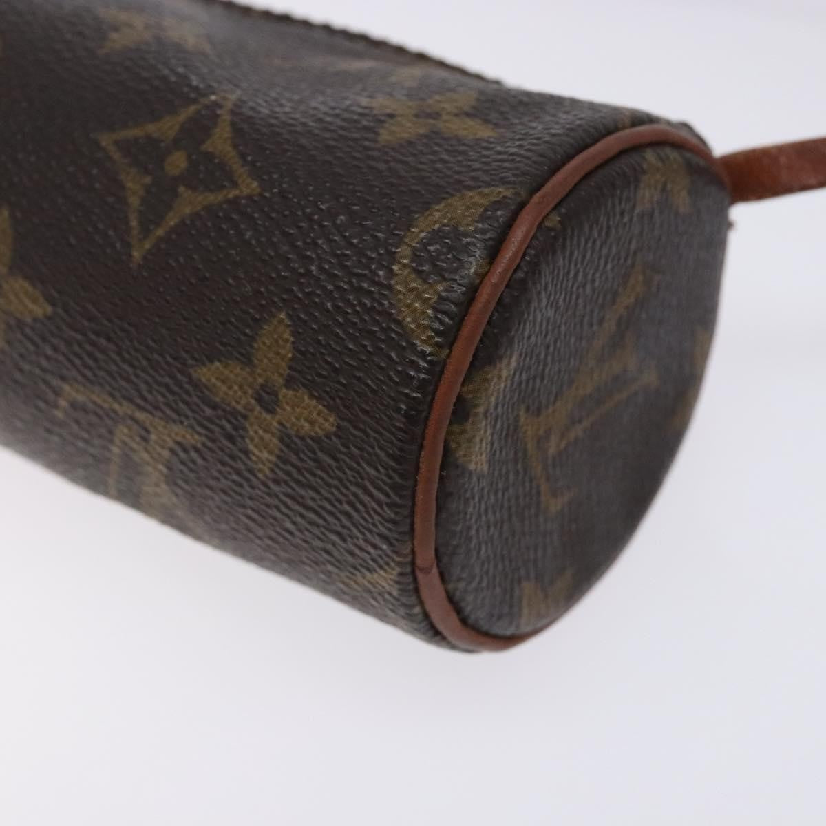 Louis Vuitton Papillon Pochette Monogram Canvas, BROWN, CANVAS, Clutche & pouche