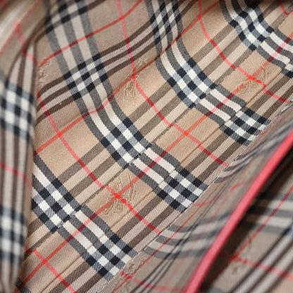 Burberry Logo Zip Around Pouch Leather, RED, LEATHER, Clutche & pouche