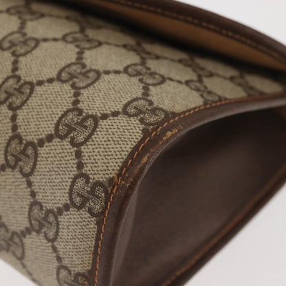 Gucci Vintage old clutch Canvas, BEIGE, PVC, Clutche & pouche