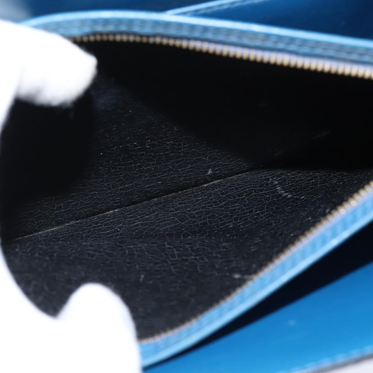 Louis Vuitton Capucines Shoulder Bag Epi Leather, BLUE, LEATHER, Shoulder bag