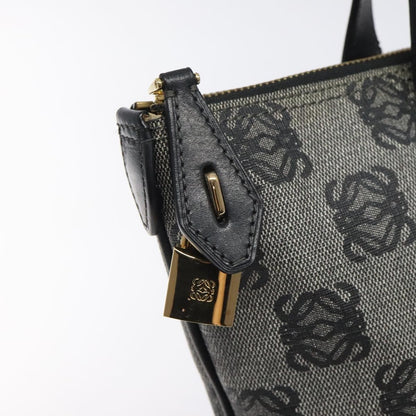 Loewe Anagram handbag PVC Leather, BLACK, PVC, Handbag