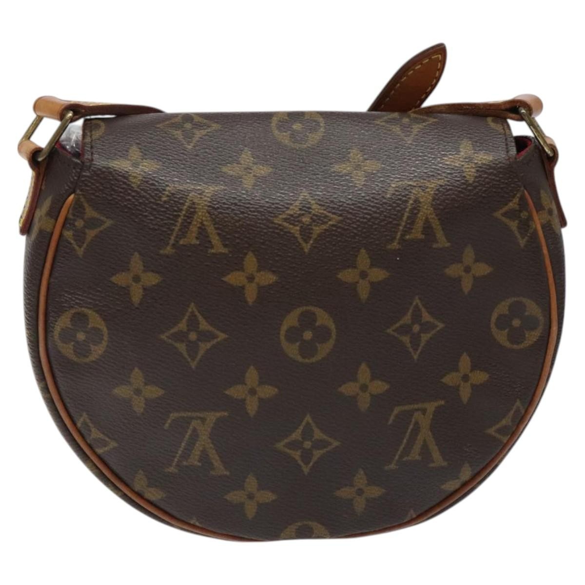 Louis Vuitton Tambourine Handbag Monogram Canvas, BROWN, CANVAS, Shoulder bag