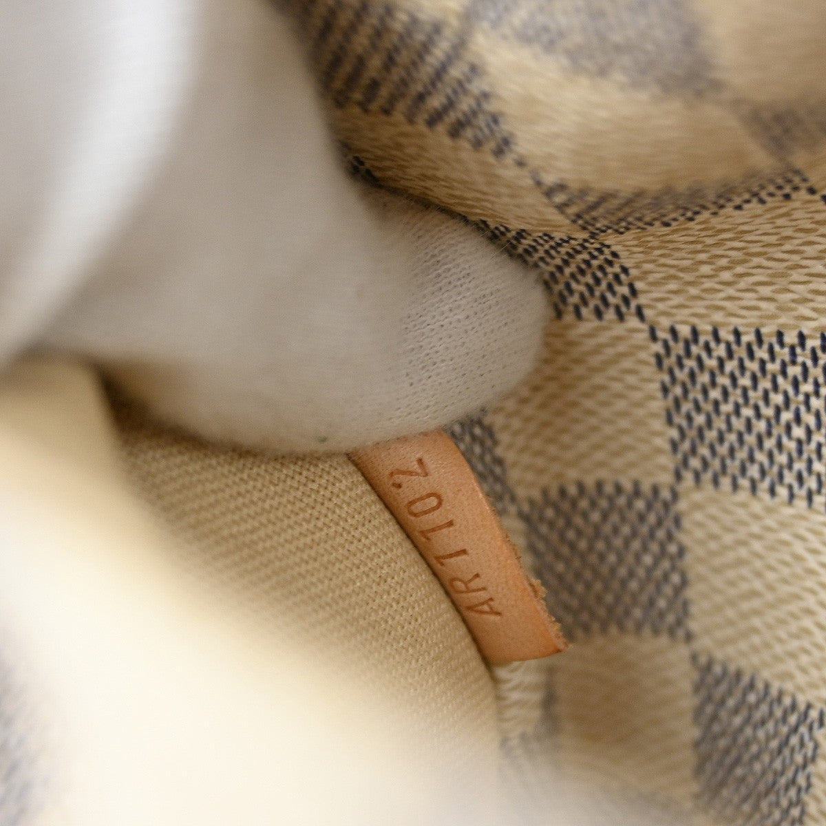 Louis Vuitton Totally Handbag Damier azur, WHITE, CANVAS, Tote bag