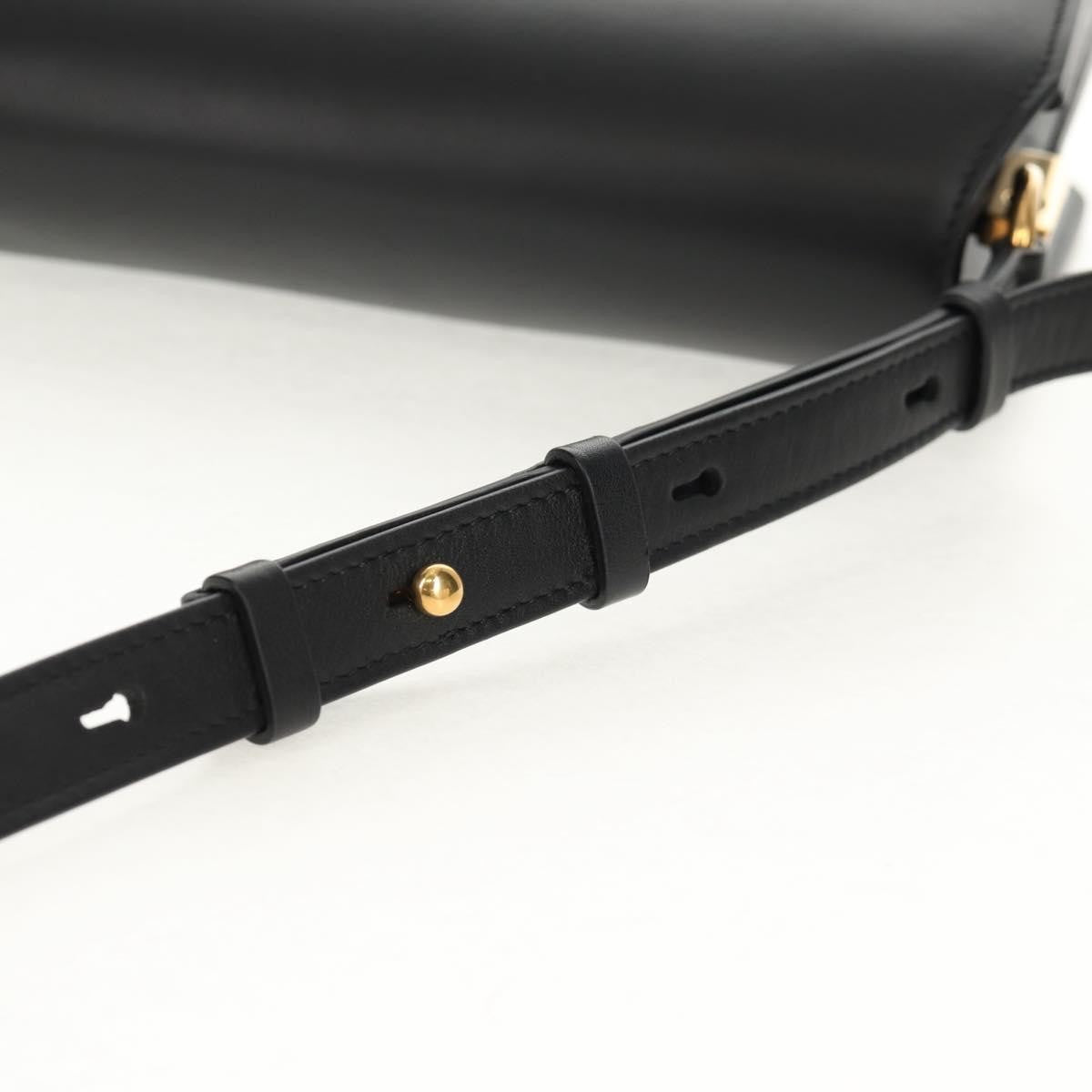 Salvatore Ferragamo Joanne Shoulder Bag Leather, BLACK, LEATHER, Shoulder bag