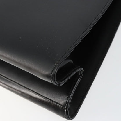 Salvatore Ferragamo Gancini Shoulder Bag Leather, BLACK, LEATHER, Shoulder bag