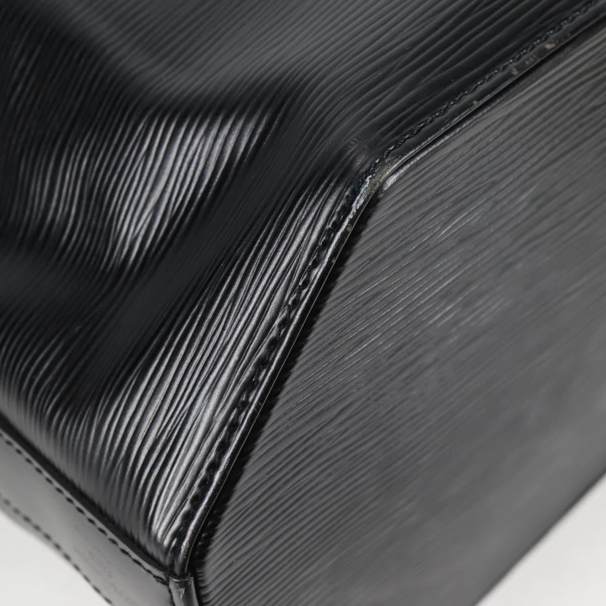 Louis Vuitton Vintage Sac d'Epaule Handbag Epi Leather, BLACK, LEATHER, Shoulder bag