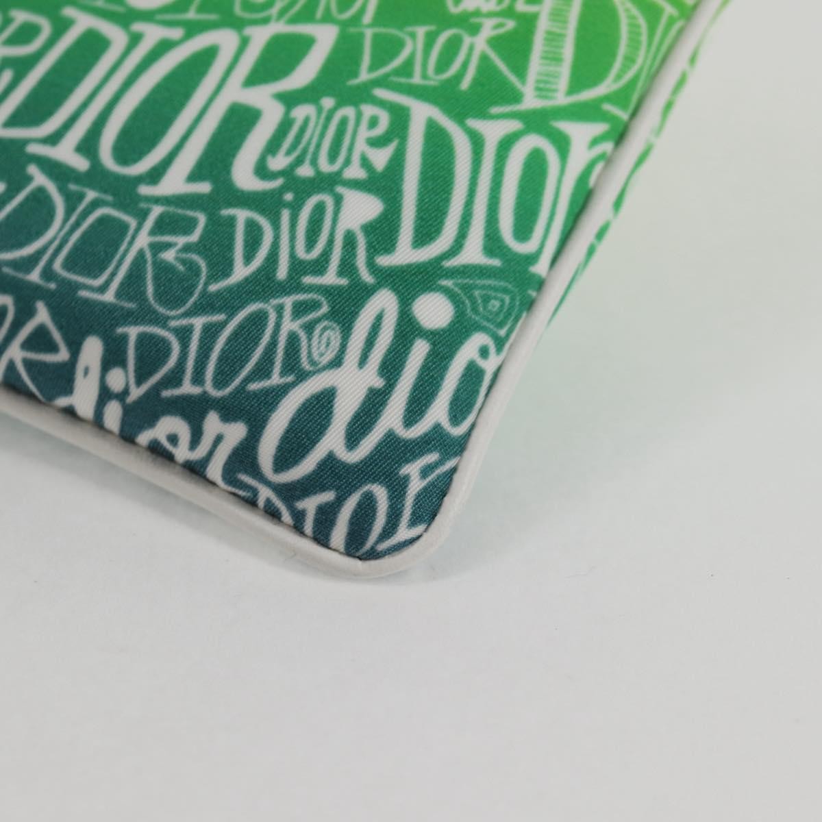 Christian Dior Pouch Stussy Nylon, YELLOW, NYLON, Clutche & pouche