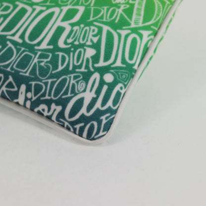 Christian Dior Pouch Stussy Nylon, YELLOW, NYLON, Clutche & pouche