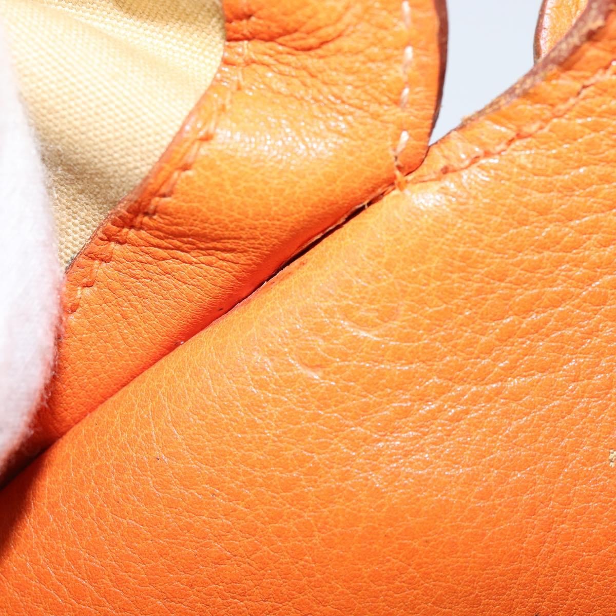 Hermes Sac Doremi Bag Leather, ORANGE, LEATHER, Shoulder bag