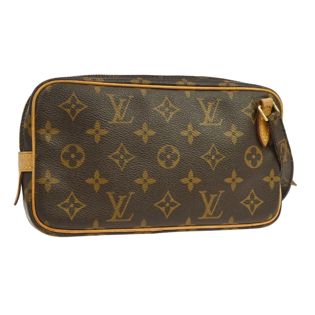 Louis Vuitton Pochette Marly Bandouliere Bag Monogram Canvas, Brown, Canvas, Shoulder Bag