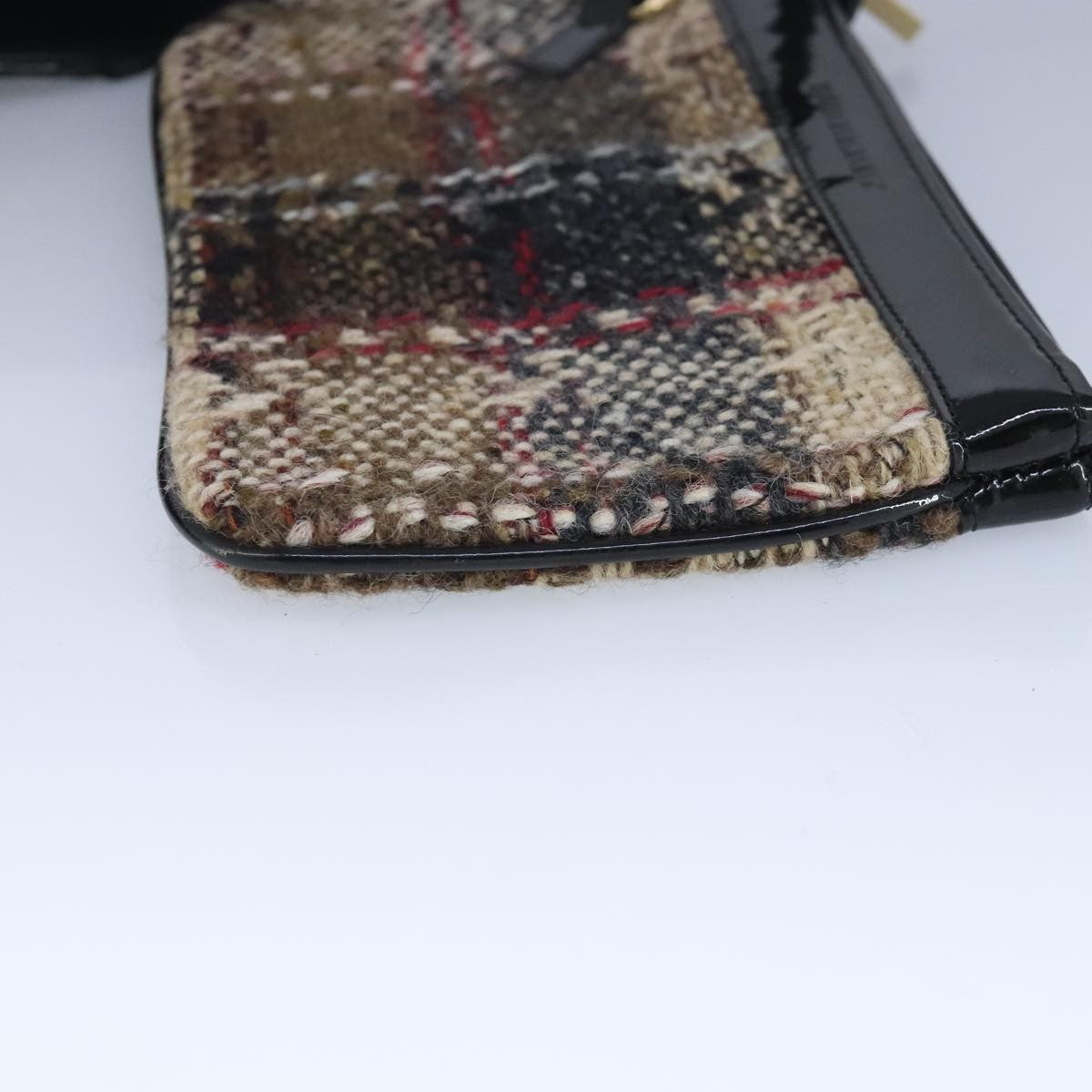 Burberry Vintage tote bag Wool, BEIGE, WOOL, Tote bag