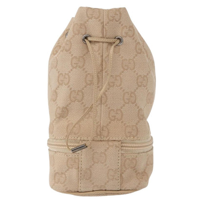 Gucci GG canvas pouch Canvas, BEIGE, CANVAS, Clutche & pouche