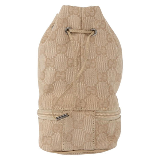 Gucci GG canvas pouch Canvas, BEIGE, CANVAS, Clutche & pouche
