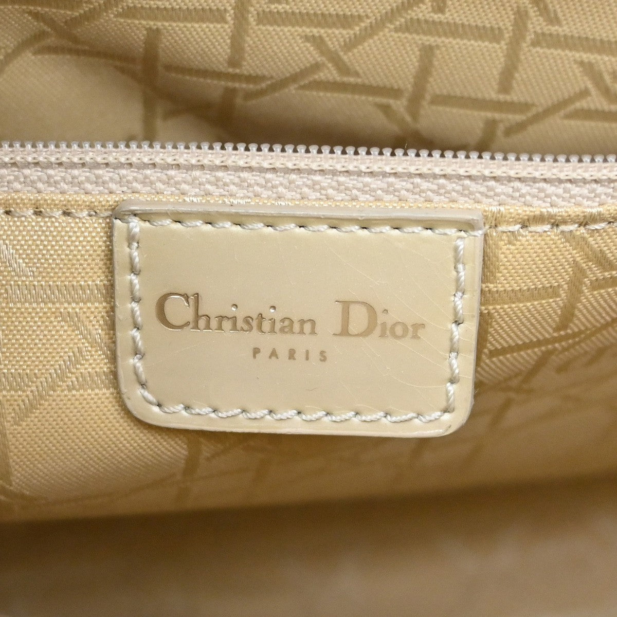 Christian Dior Malice handbag Patent leather, BEIGE, PATENT_LEATHER, Handbag