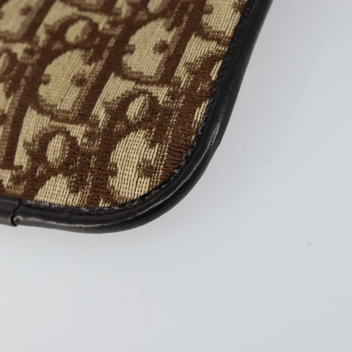 Christian Dior Trotter pouch Canvas, BEIGE, CANVAS, Clutche & pouche