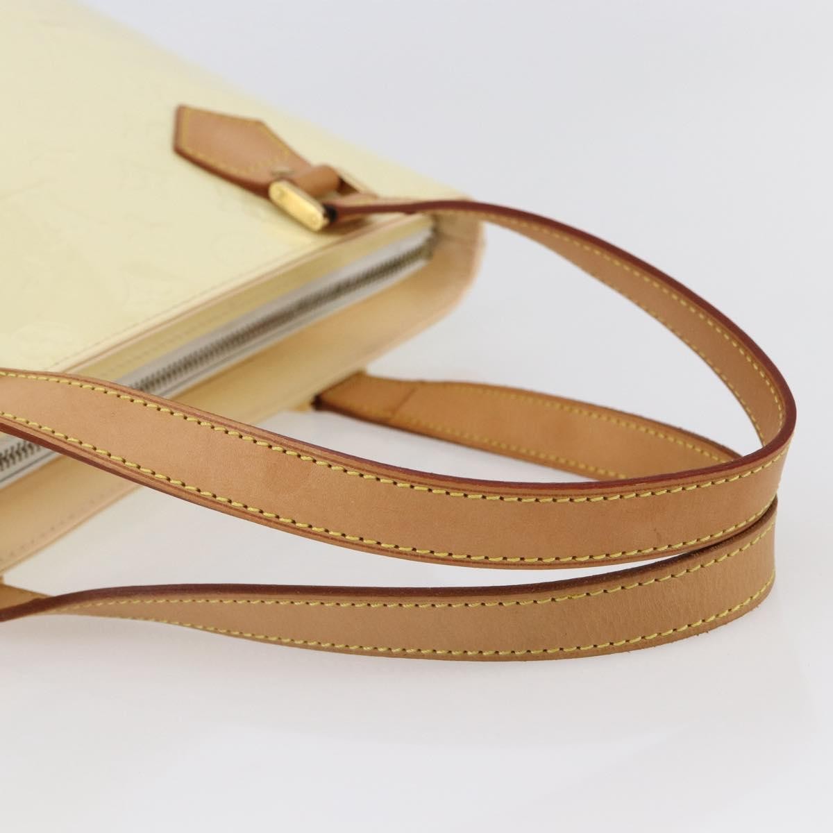 Louis Vuitton Houston Handbag Monogram Vernis, BEIGE, PATENT_LEATHER, Handbag