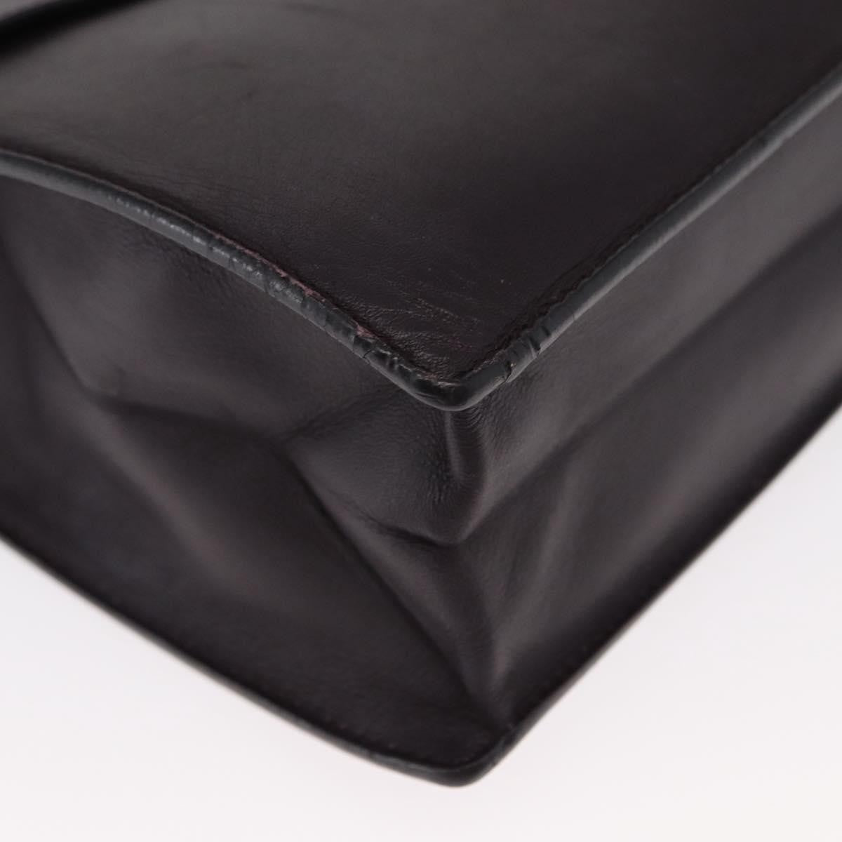 Salvatore Ferragamo Gancini Shoulder Bag Leather, PURPLE, LEATHER, Shoulder bag