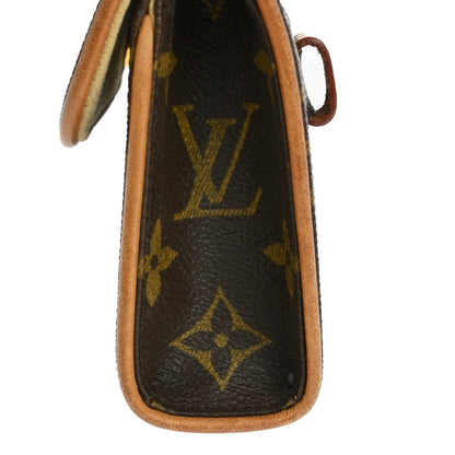 Louis Vuitton Florentine Pochette Monogram Canvas, Brown, Canvas, Clutch