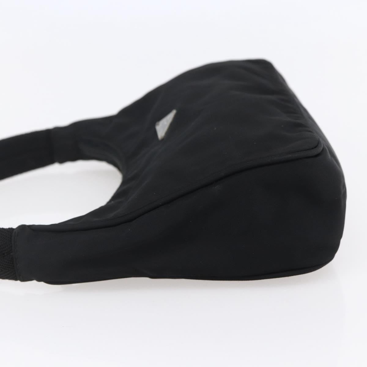 Prada Hobo Tessuto, BLACK, NYLON, Handbag