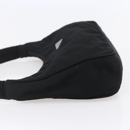 Prada Hobo Tessuto, BLACK, NYLON, Handbag