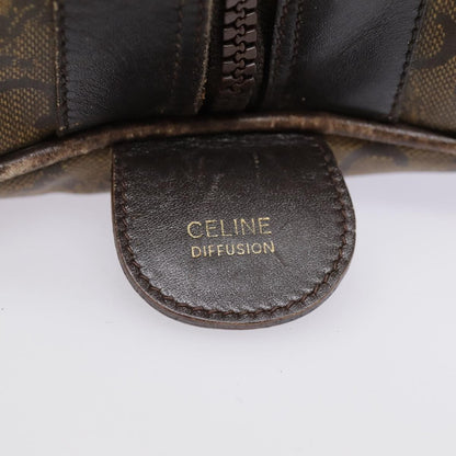 Celine Vintage Macadam Handbag Macadam, BROWN, CANVAS, Handbag