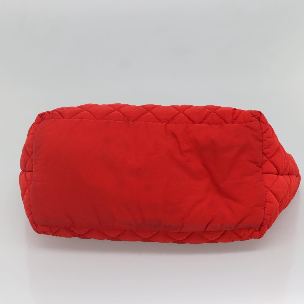 Chanel Coco Cocoon Reversible Tote Quilted Nylon, RED, NYLON, Tote bag