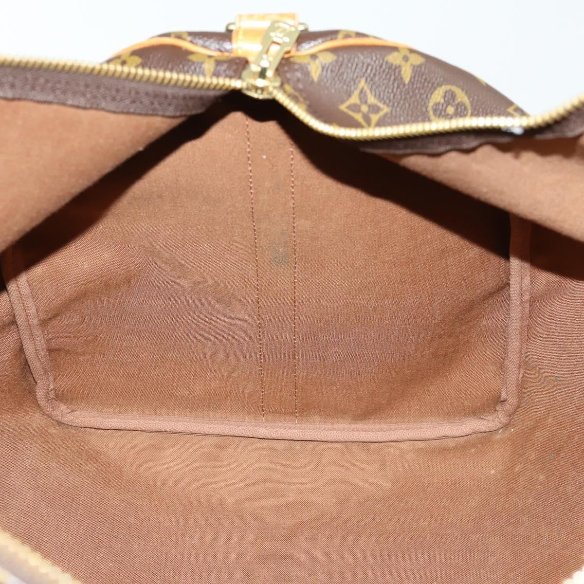 Louis Vuitton Keepall Bandouliere Bag Monogram Canvas, BROWN, CANVAS, Travel bag