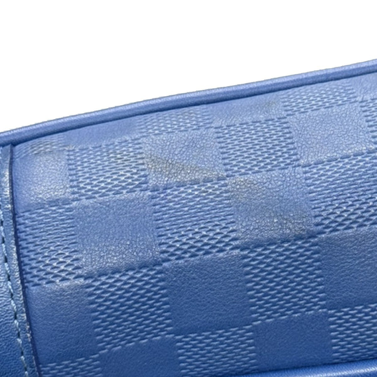 Louis Vuitton Tadao Handbag Damier Infini Leather, BLUE, LEATHER, Handbag