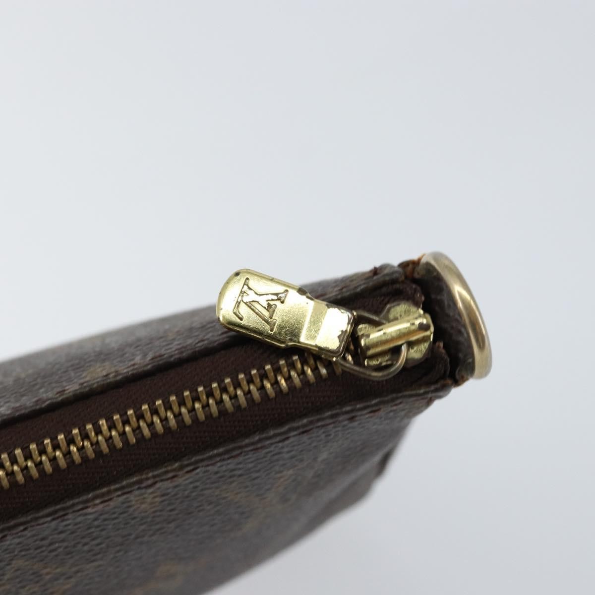 Louis Vuitton Pochette Accessoires NM Monogram Canvas, BROWN, CANVAS, Clutche & pouche