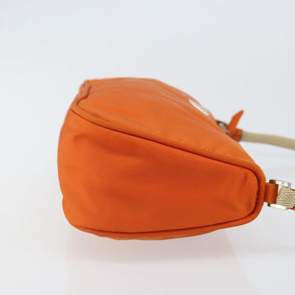 Prada Pochette Shoulder Bag Tessuto, ORANGE, NYLON, Clutche & pouche