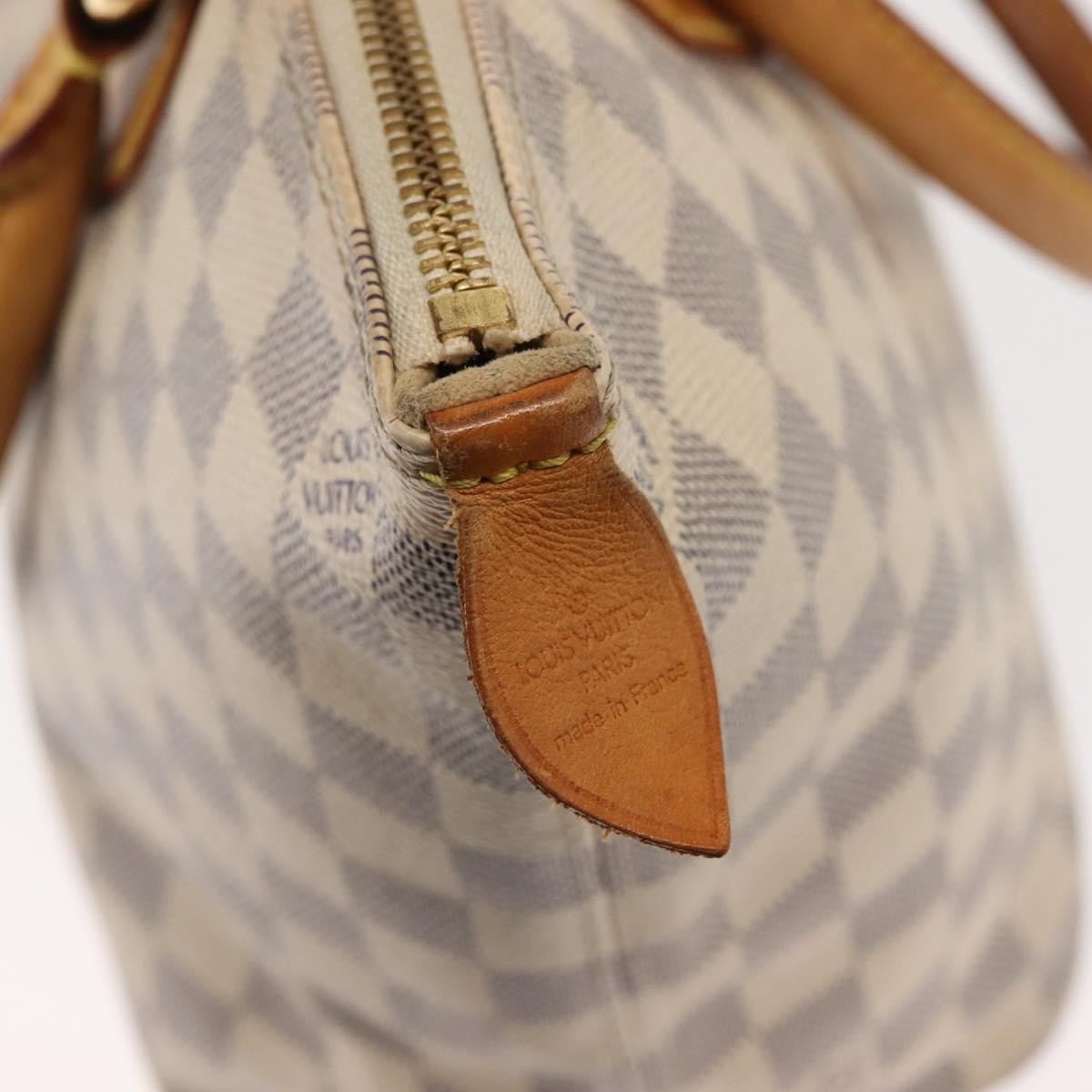 Louis Vuitton Saleya Handbag Damier, WHITE, CANVAS, Tote bag