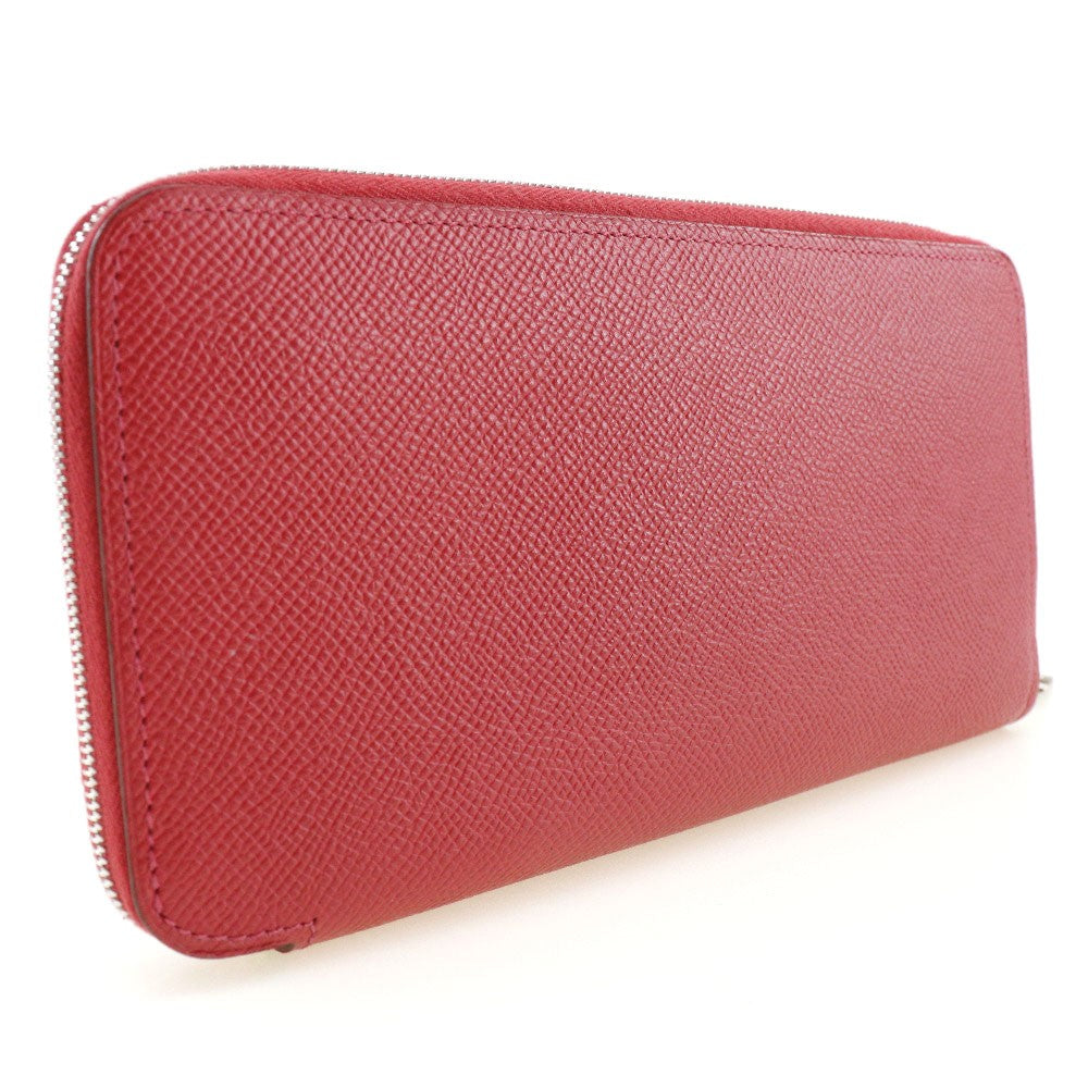 Hermes Azap Zip Around Wallet Epsom, RED, LEATHER, Wallets