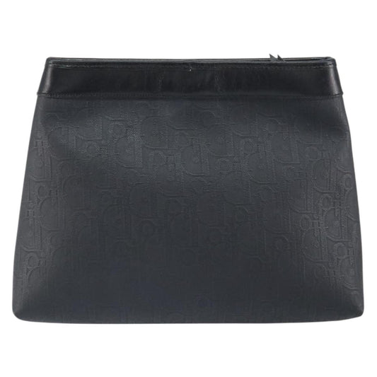 Christian Dior Trotter pouch Canvas, Black, Canvas, Clutch