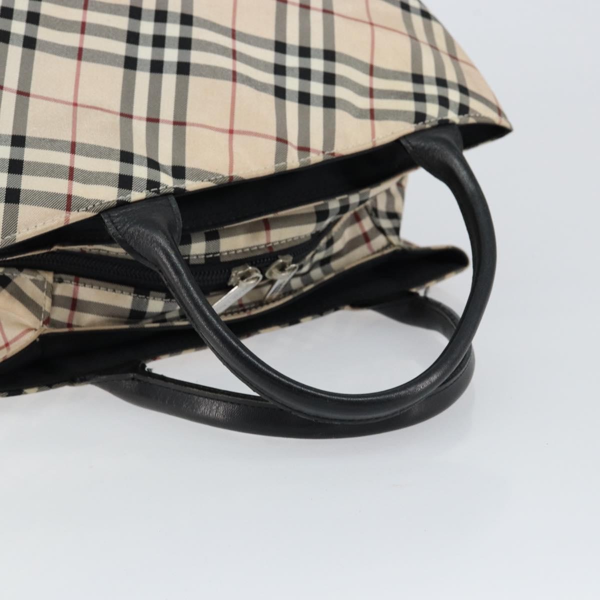Burberry Nova Check Handbag Nylon, BEIGE, NYLON, Handbag