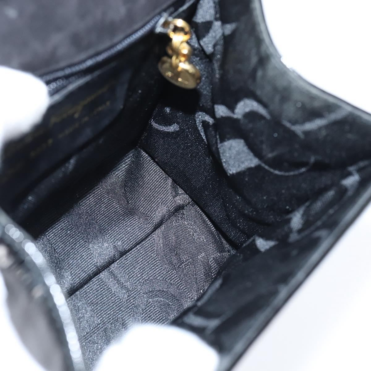 Salvatore Ferragamo Vala Handbag Patent leather, BLACK, PATENT_LEATHER, Handbag