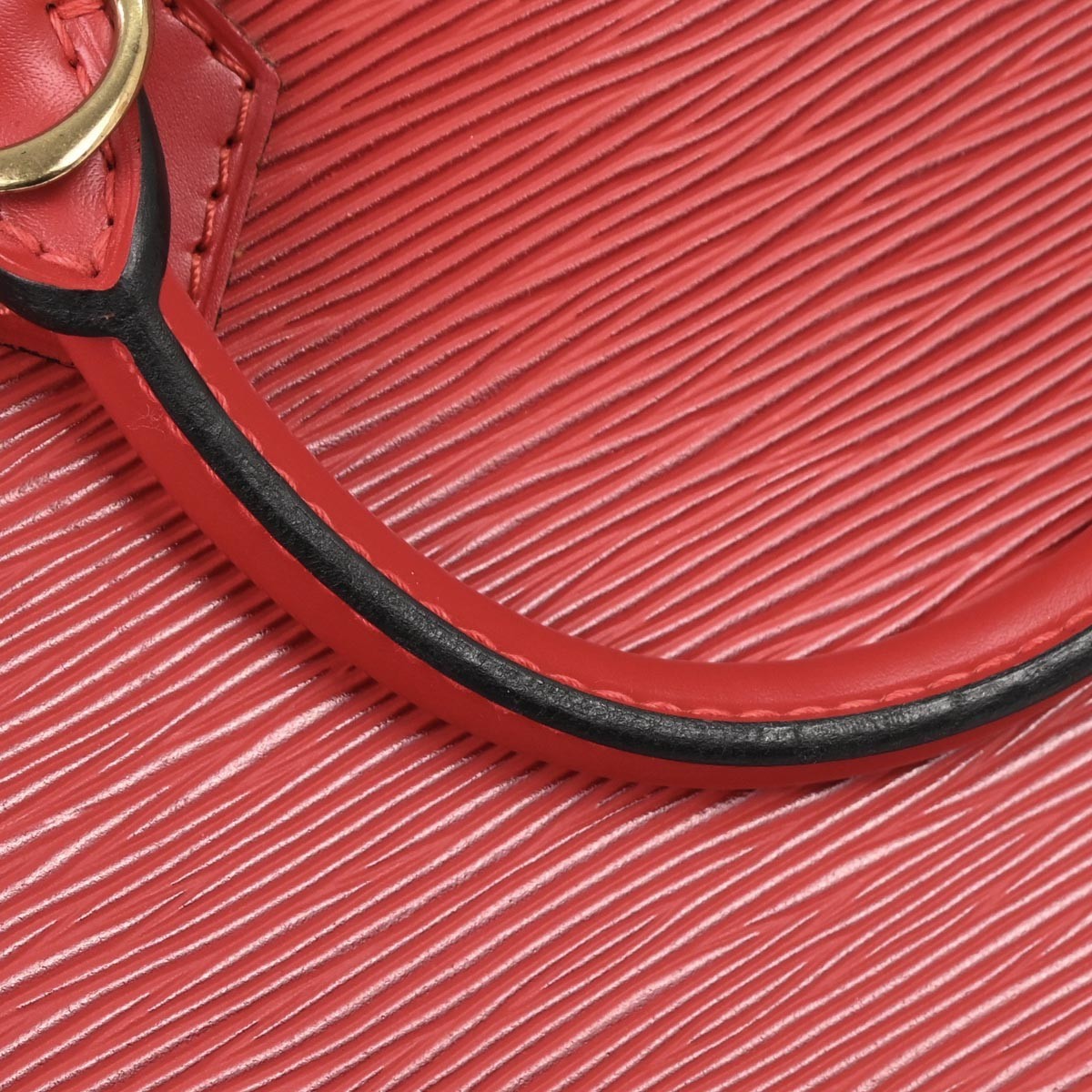 Louis Vuitton Alma Handbag Epi Leather, RED, LEATHER, Handbag