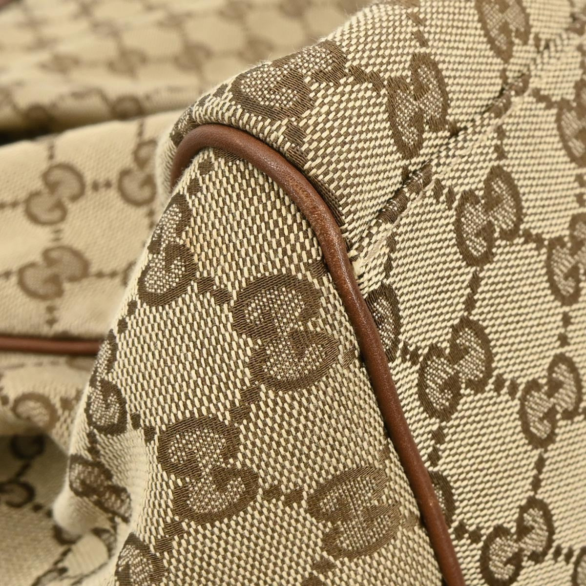 Gucci Sukey Tote GG Canvas, BEIGE, CANVAS, Tote bag