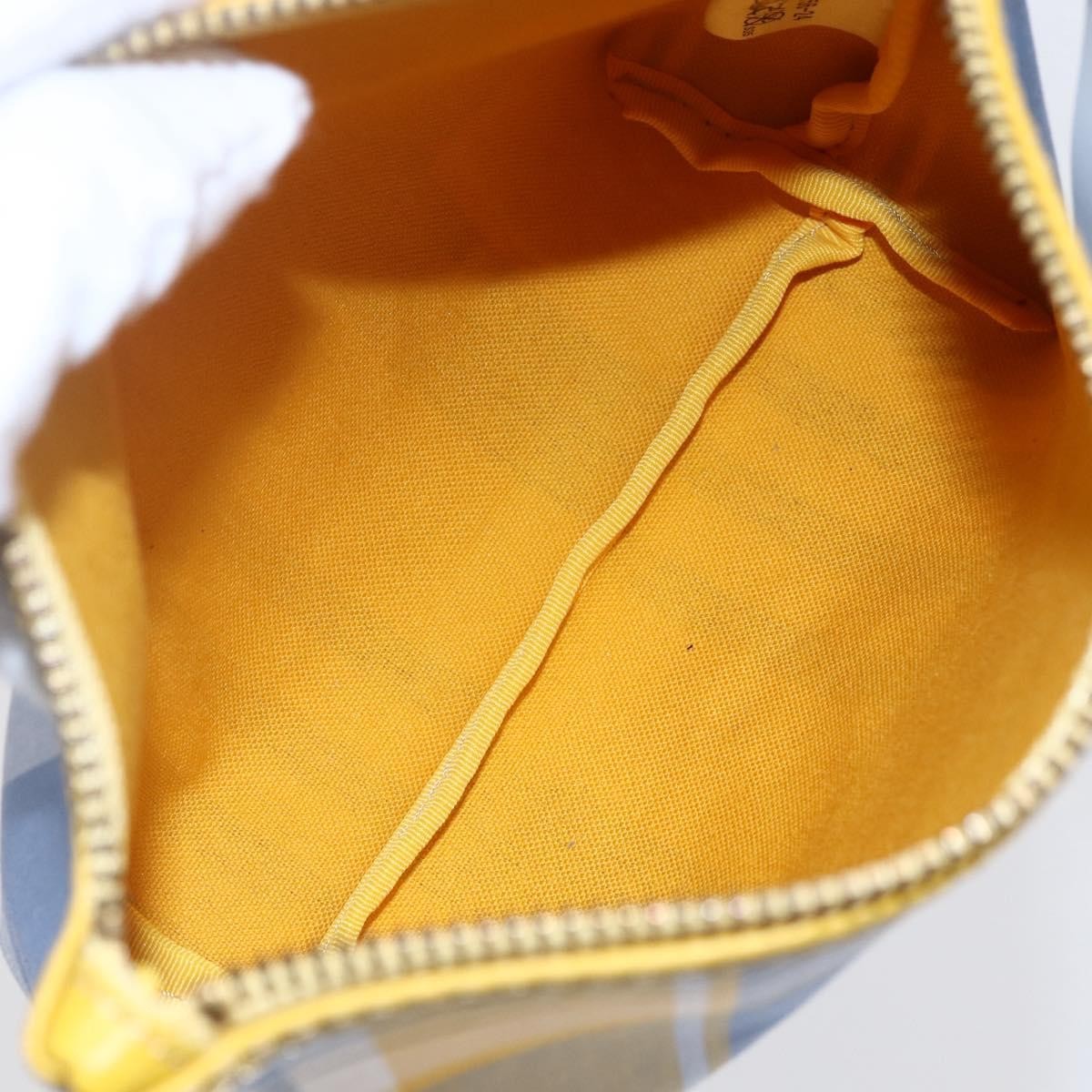 Burberry Nova check Pochette Canvas, BLUE, CANVAS, Clutche & pouche