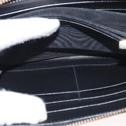 Salvatore Ferragamo Gancini Bifold Wallet Quilted Leather, BLACK, LEATHER, Wallets