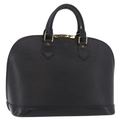 Louis Vuitton Alma Handbag Epi Leather, Black, Leather, Handbag