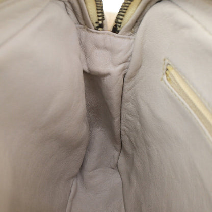 Chanel Vintage Camera Tassel Bag Chevron Lambskin, IVORY, LEATHER, Shoulder bag