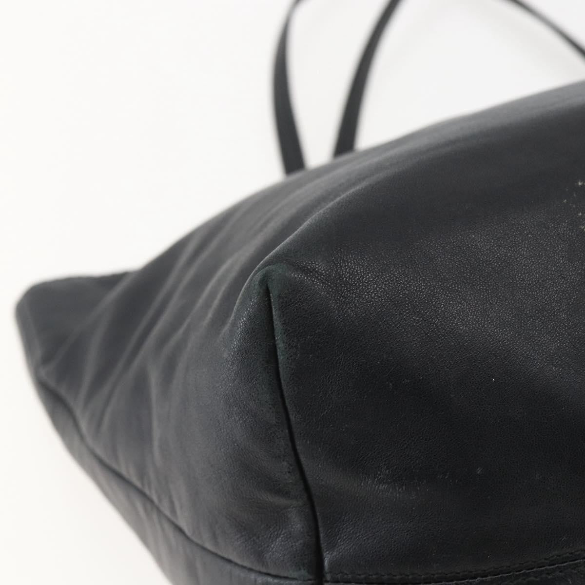 Loewe Anagram Tote Leather, BLACK, LEATHER, Tote bag