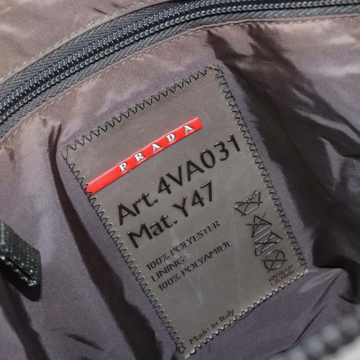 Prada Vintage Sport Shoulder bag Nylon, GRAY, NYLON, Shoulder bag