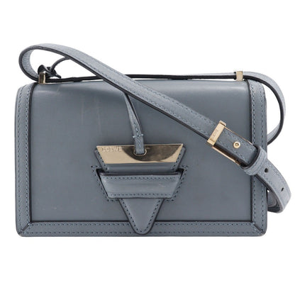 Loewe Barcelona Shoulder Bag Leather, BLUE, LEATHER, Shoulder bag