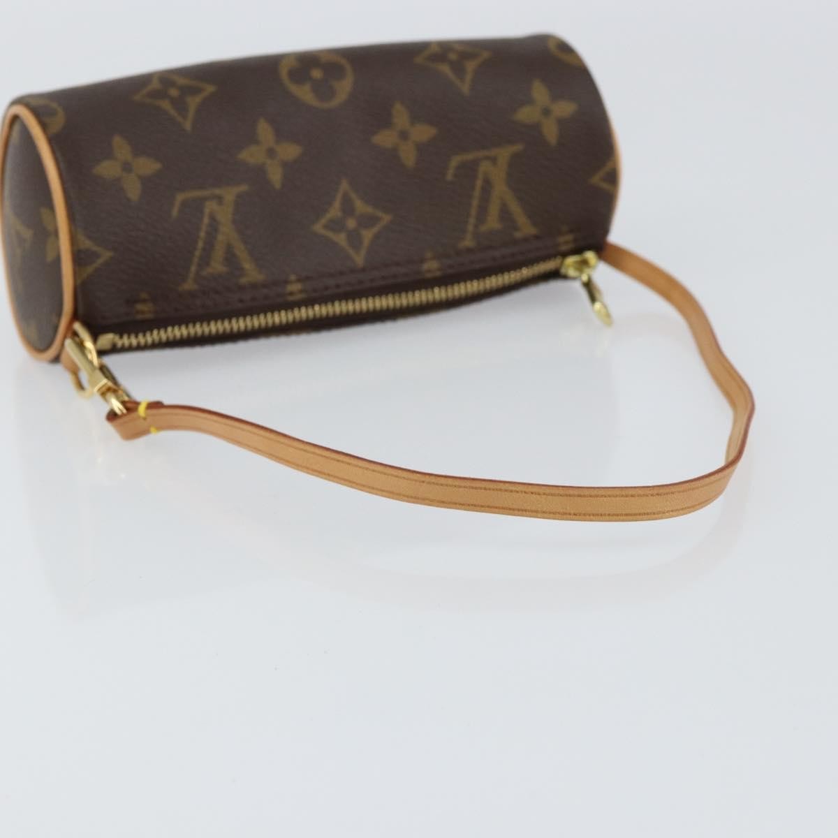 Louis Vuitton Papillon Pochette Monogram Canvas, BROWN, CANVAS, Clutche & pouche