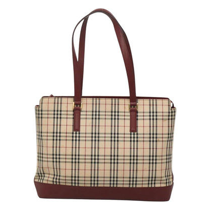 Burberry Nova Check Tote canvas check pattern, BEIGE, CANVAS, Tote bag