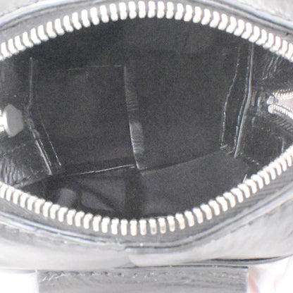 Bottega Veneta Cassette Belt Bag Padded Intrecciato Leather, BLACK, LEATHER, Crossbody bag