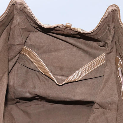 Fendi Boston Zucchino Coated Canvas, BEIGE, CANVAS, Travel bag