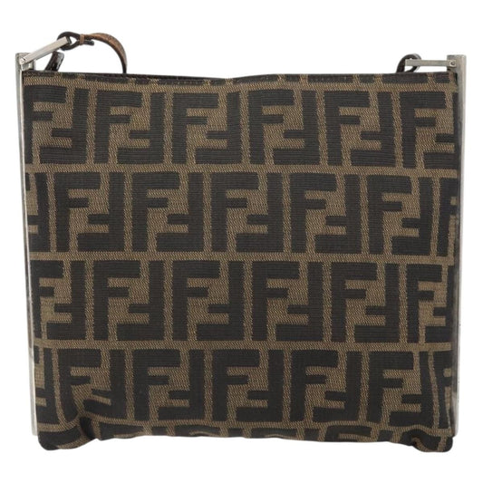 Fendi Vintage shoulderbag Canvas, BROWN, CANVAS, Shoulder bag